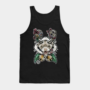 Krampus Ferret - White Outlined Version Tank Top